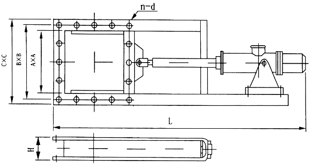 電液動平板閘門 電液動平板閘門