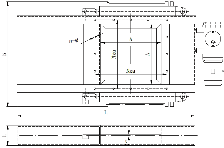 電液動平板閘門 電液動平板閘門